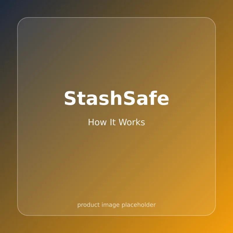 How StashSafe works